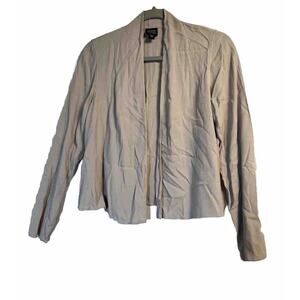 EILEEN FISHER Cardigan Size PP Open Front 100%‎ Rayon Beige